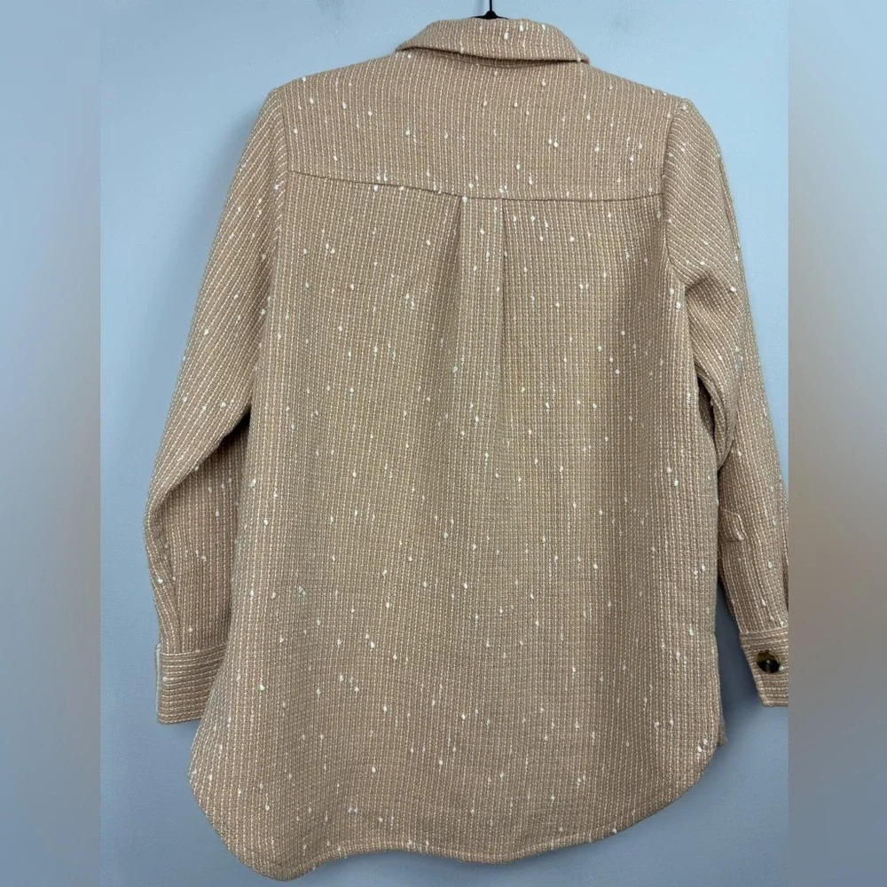 Lavete Room Oversized Button Down Shacket Size Xs - image 2